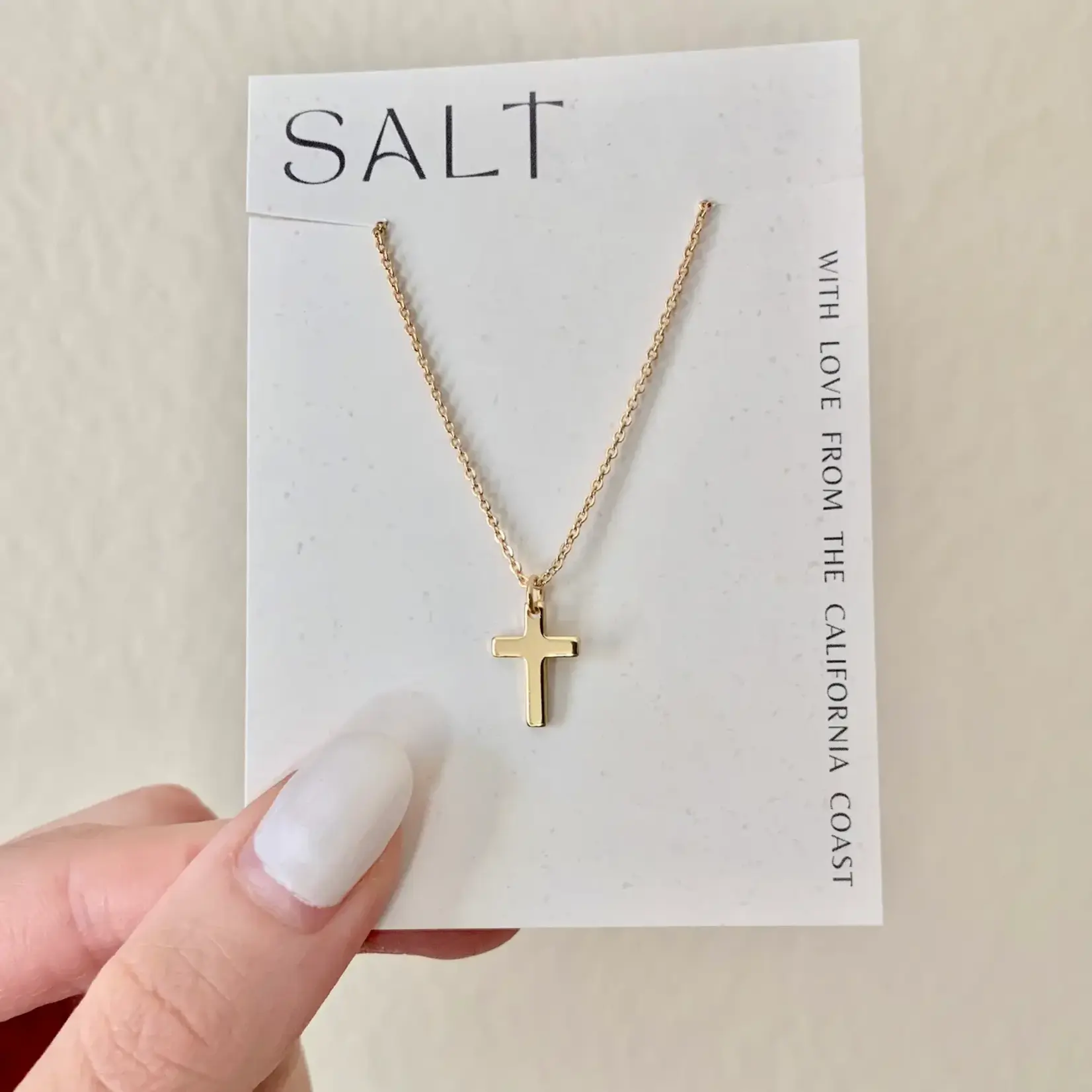 Simple Cross Necklace | Dainty Gold Cross Necklace