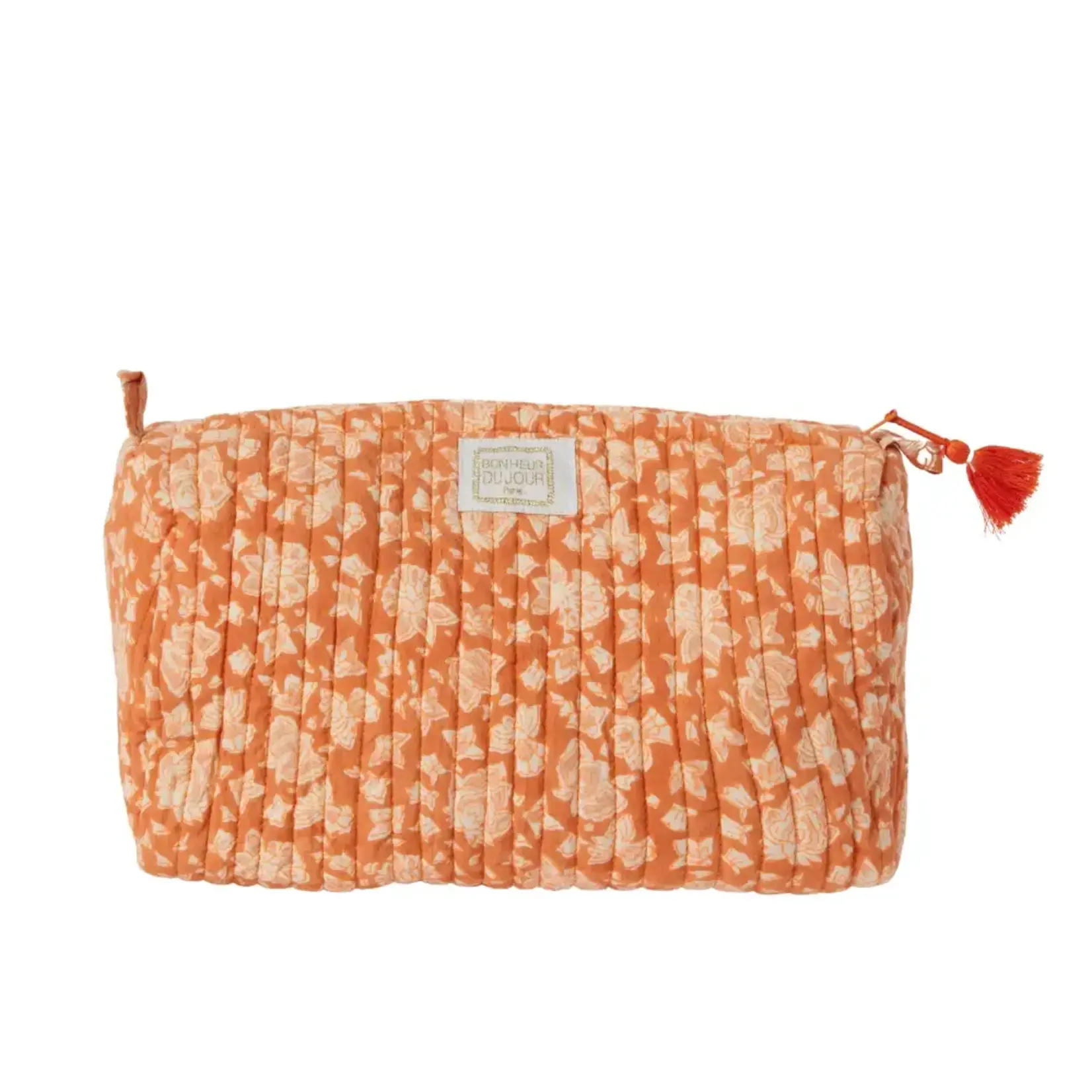 Bonheur du Jour Pouch with Indian Flowers  26x15cm