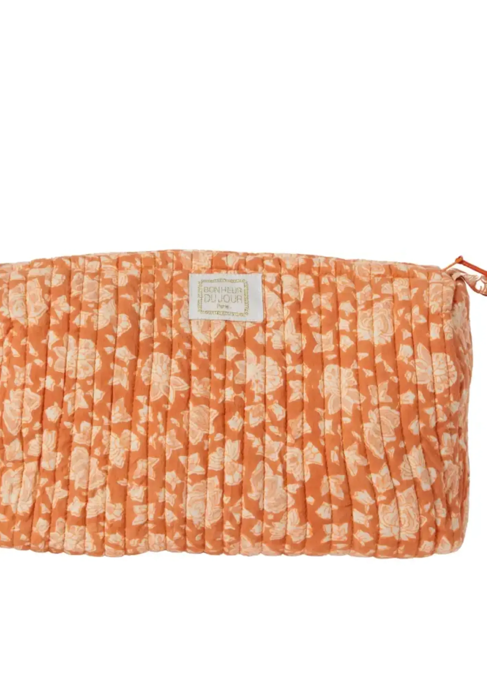 Bonheur du Jour Pouch with Indian Flowers  26x15cm