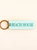 Turquoise Beach House Keychain