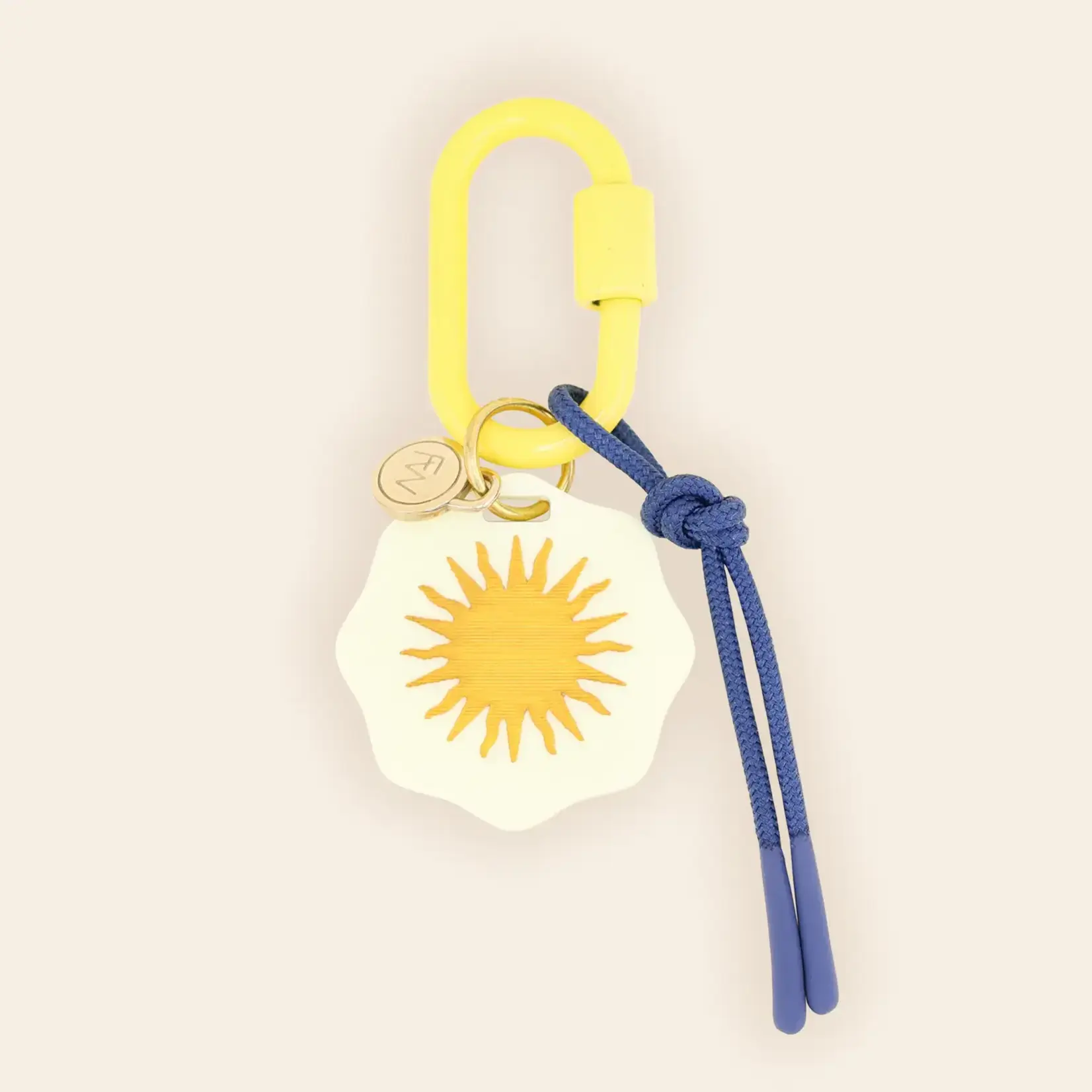 Golden Sun Bag Charm