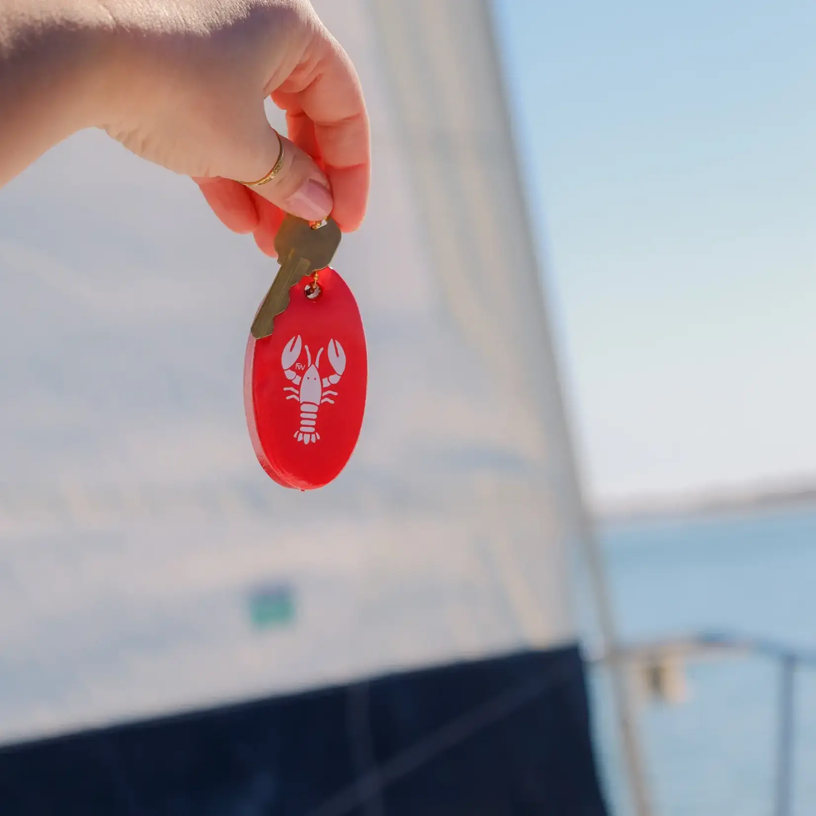 Lobster Floating Keychain