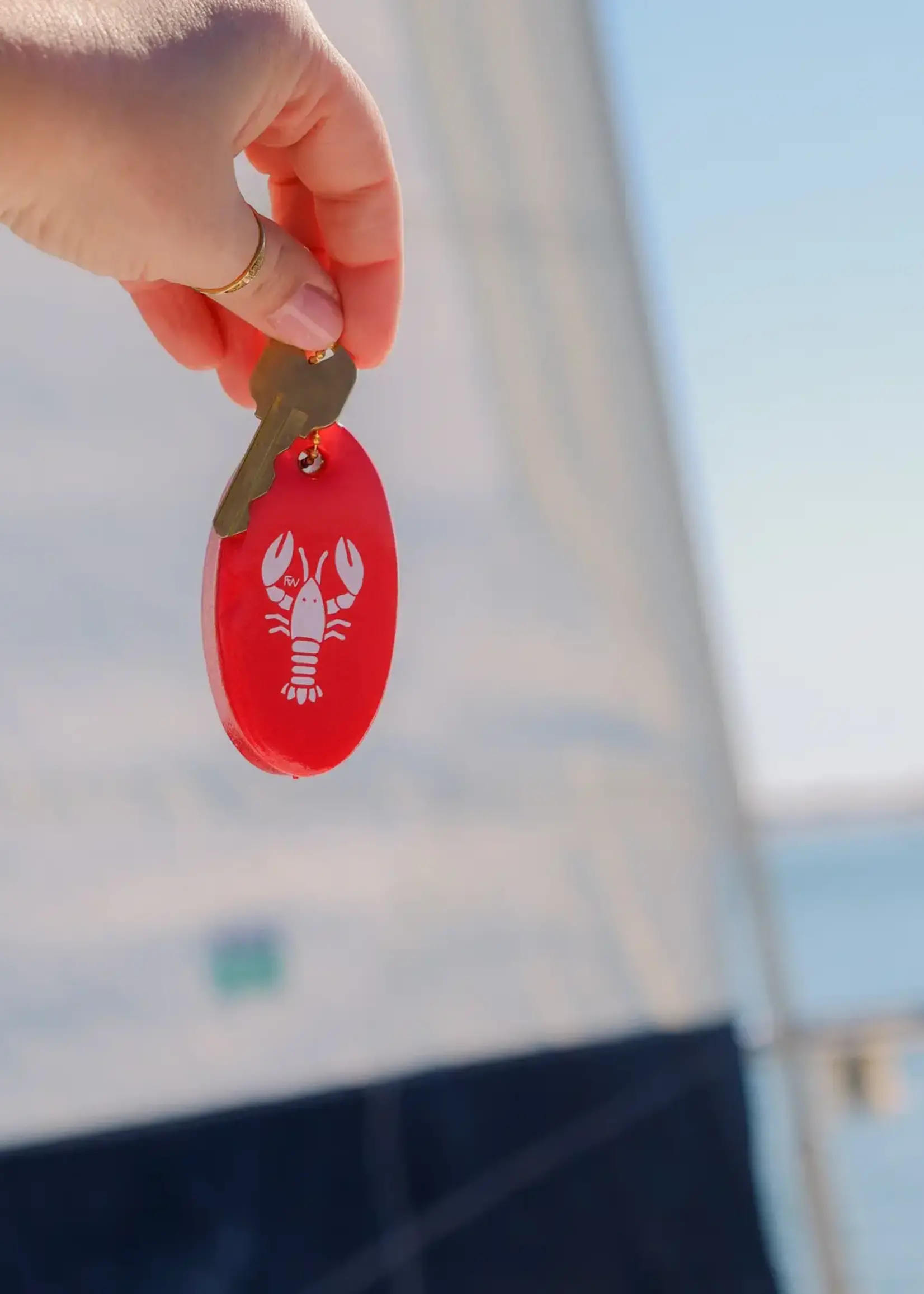 Lobster Floating Keychain