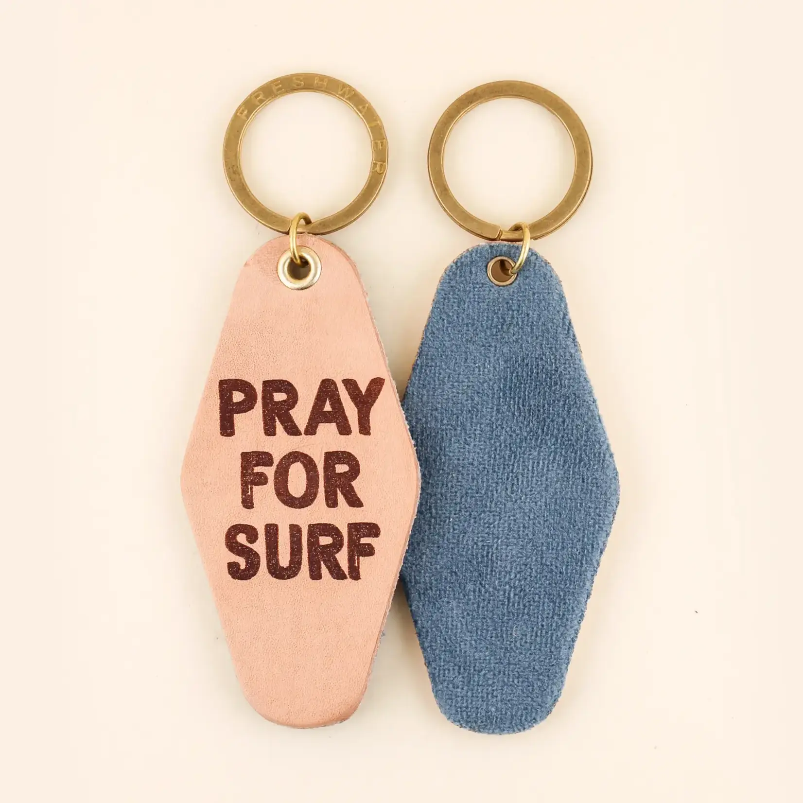 Pray For Surf Hotel Keychain