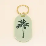 Palm Tree Icon Pill Keychain