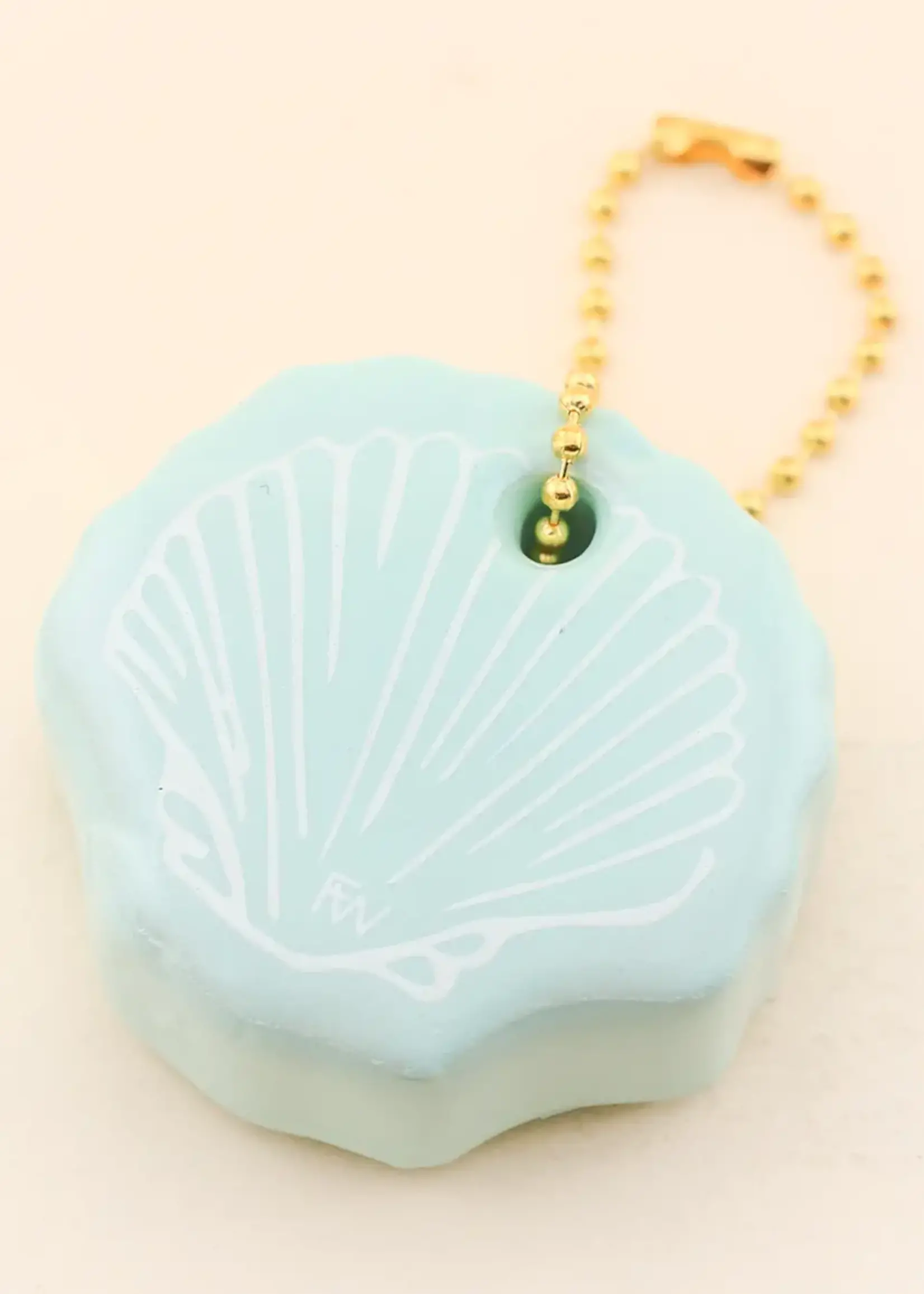 Seashell Floating Keychain