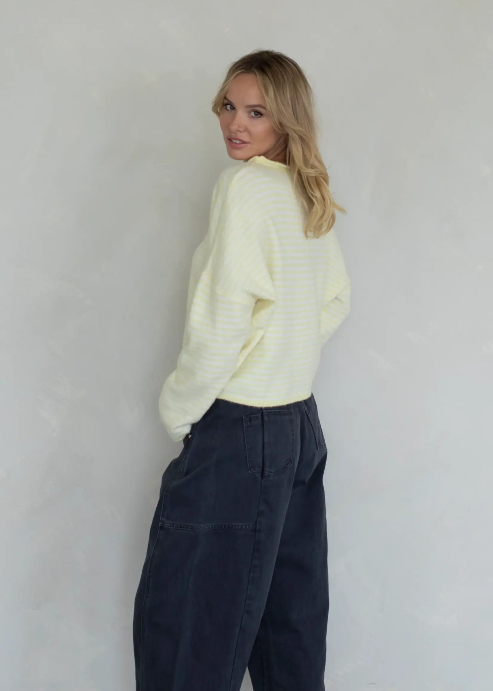 Things Between Piper Cardigan - Mini Stripe