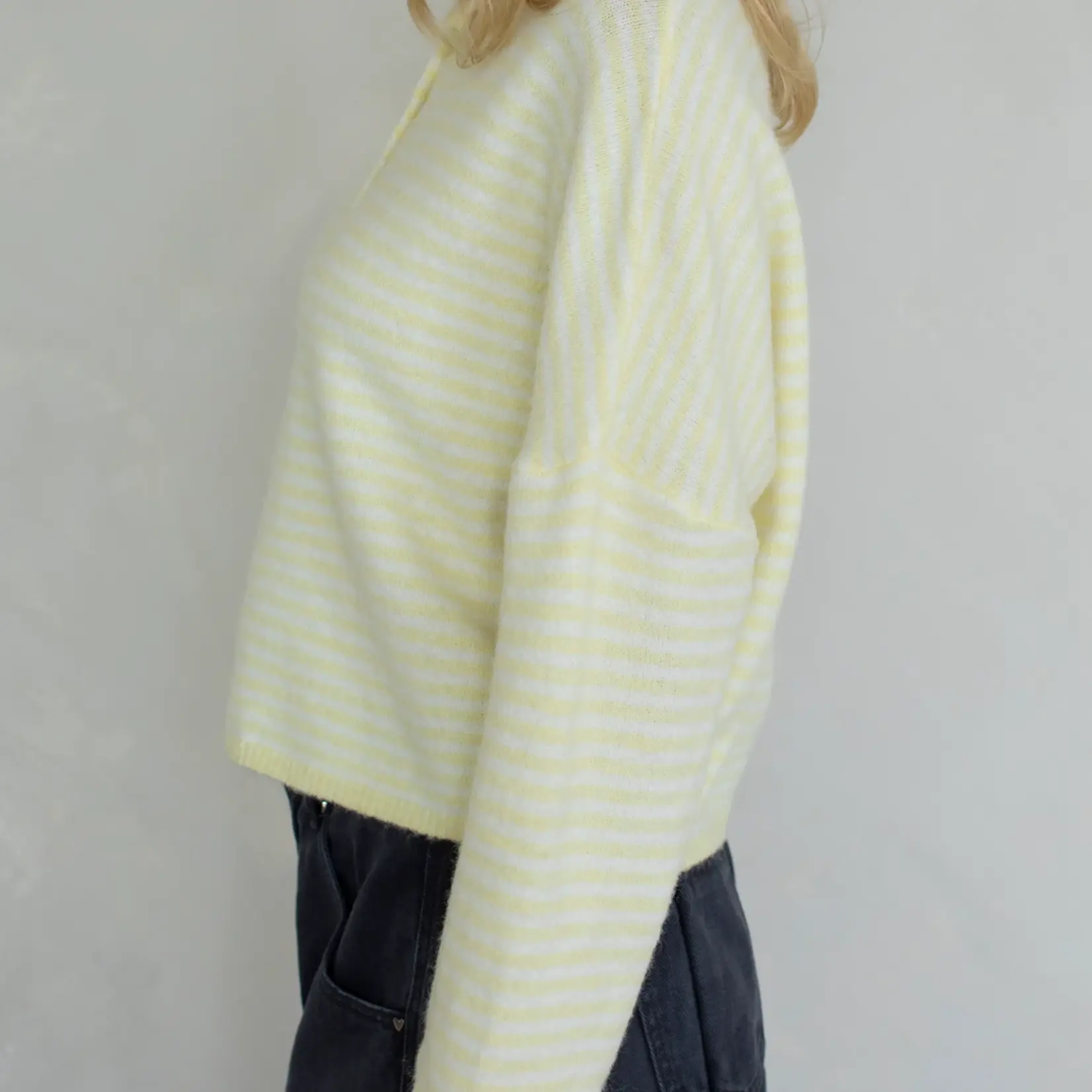 Things Between Piper Cardigan - Mini Stripe