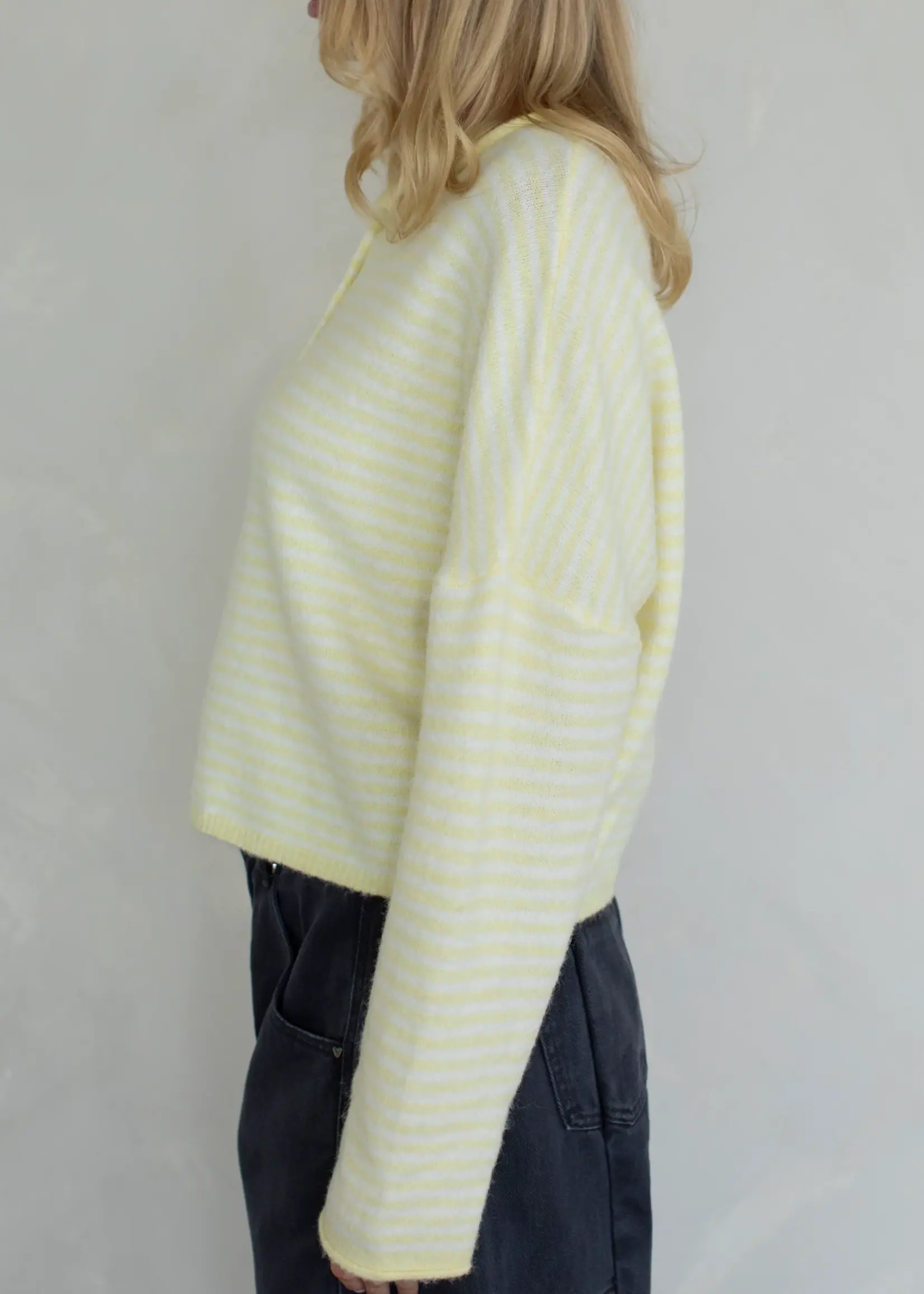 Things Between Piper Cardigan - Mini Stripe