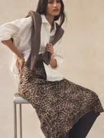 Z Supply Izabel Leopard Skirt