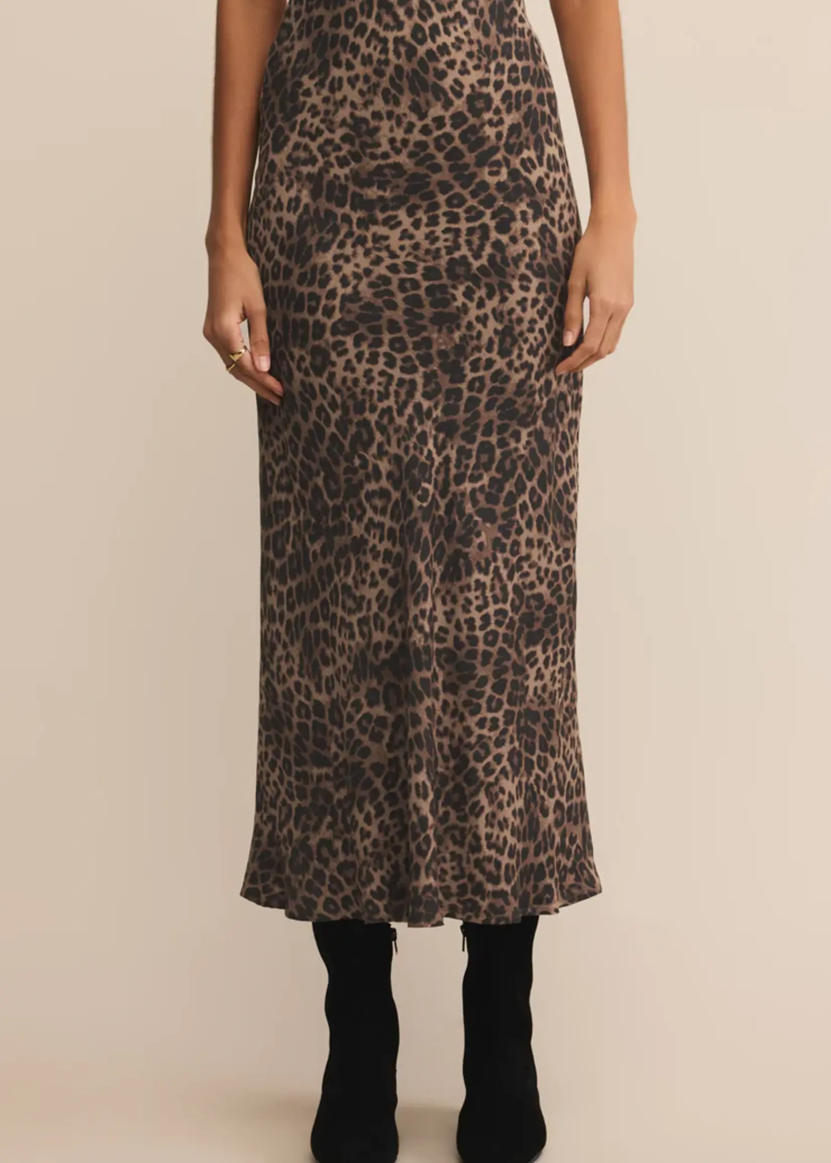 Z Supply Izabel Leopard Skirt