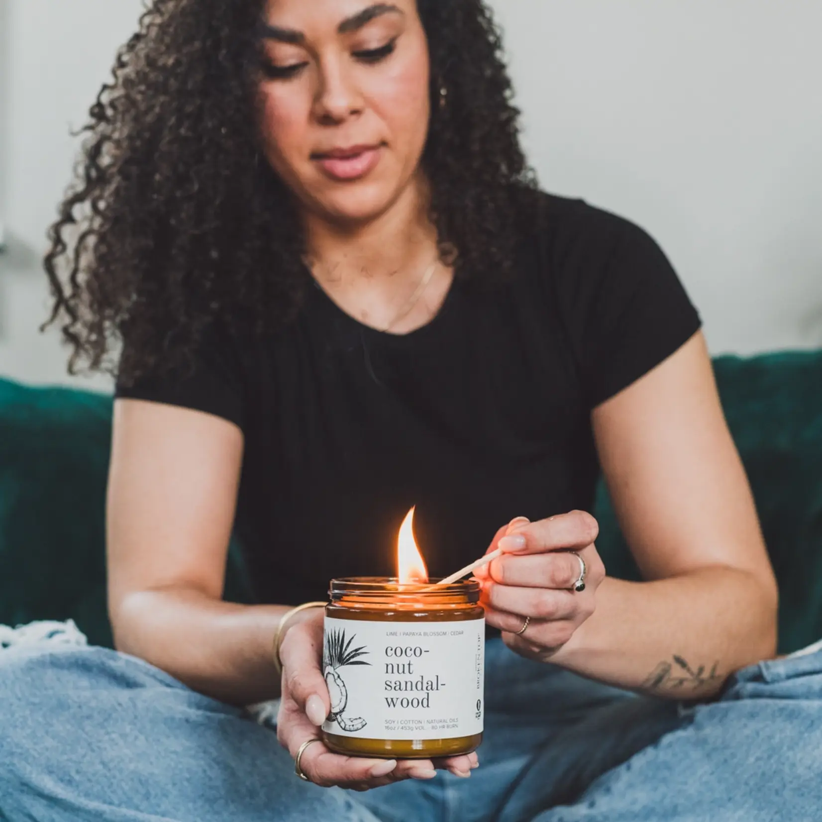 Broken Top Natural Soy Candle - Coconut Sandalwood