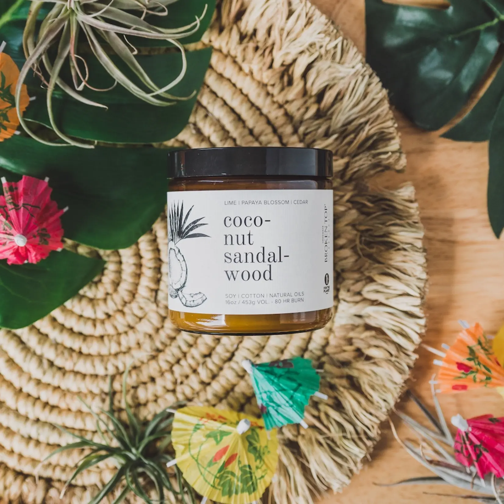 Broken Top Natural Soy Candle - Coconut Sandalwood