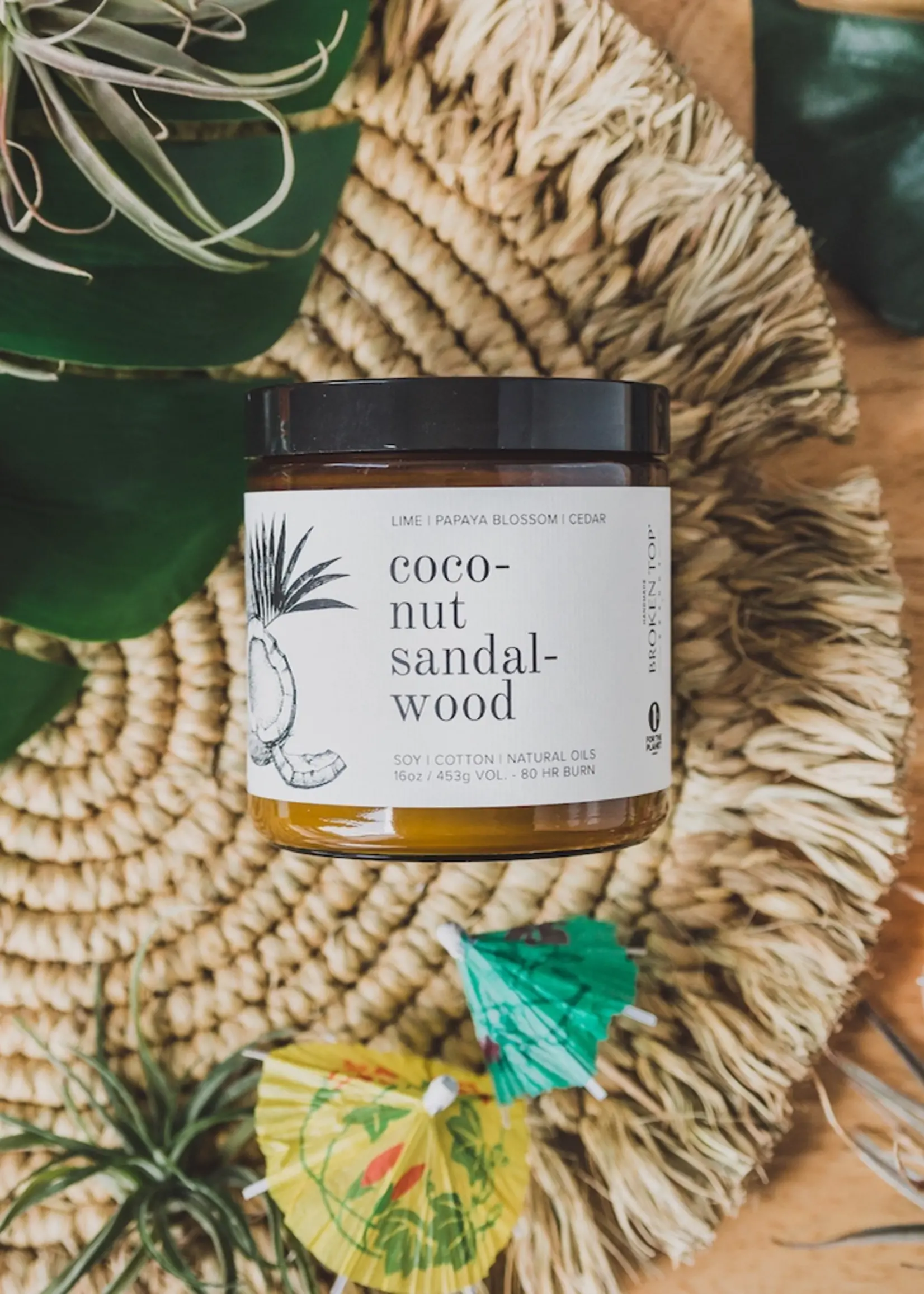 Broken Top Natural Soy Candle - Coconut Sandalwood