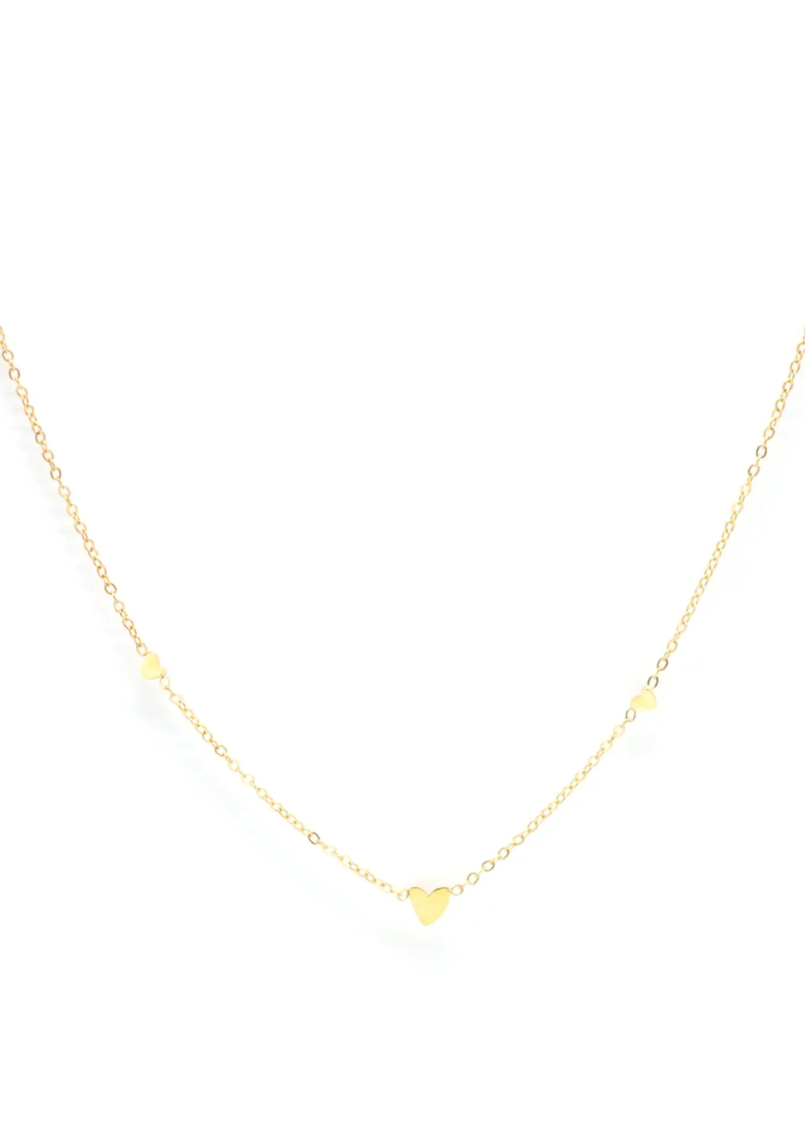 Salty Cali Heartthrob Necklace ~ Salty Pendants | 18k Gold over 925