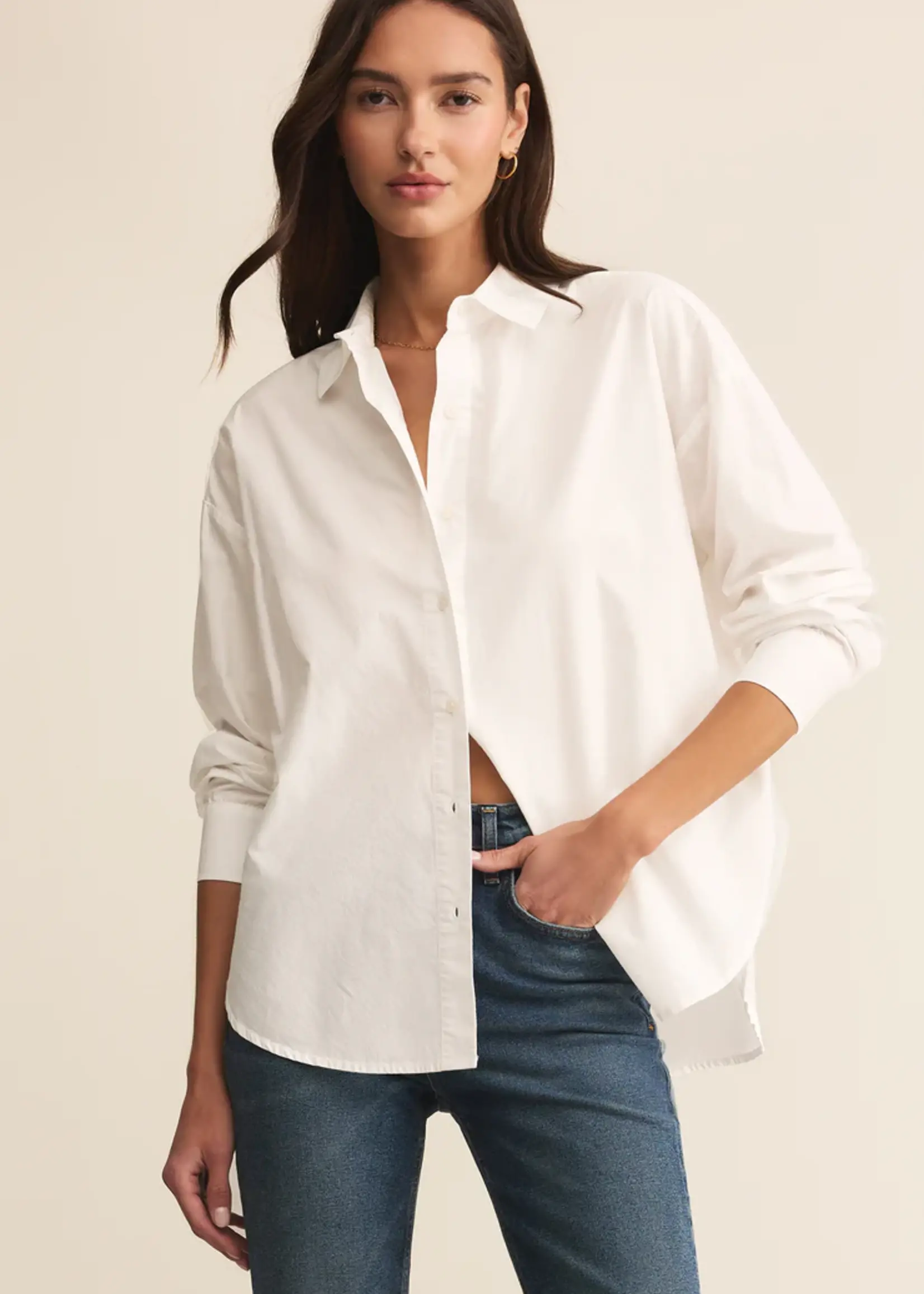 Z Supply Elevated Poplin Shirt
