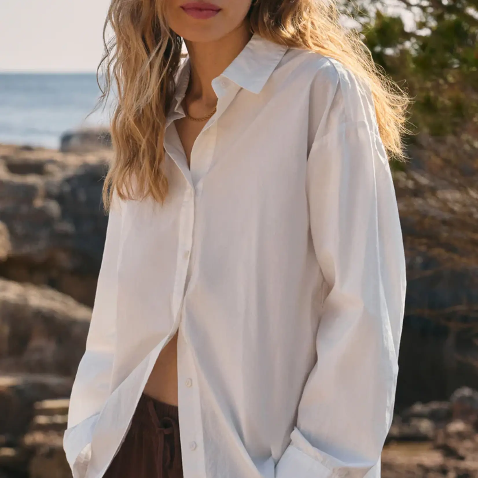 Z Supply Elevated Poplin Shirt