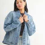 Oversized Utility Denim Jacket