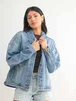 Oversized Utility Denim Jacket