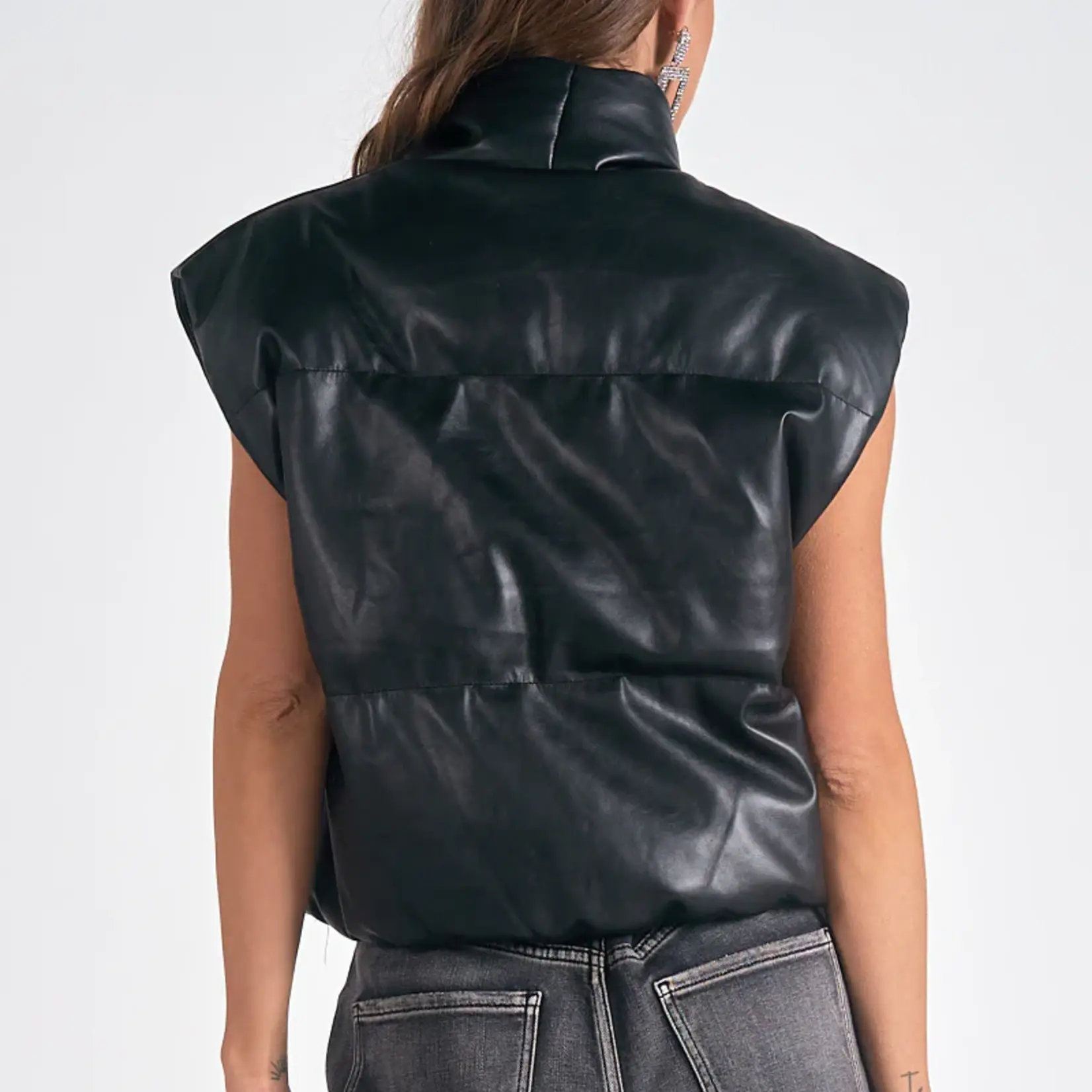 Elan High Collar Vest
