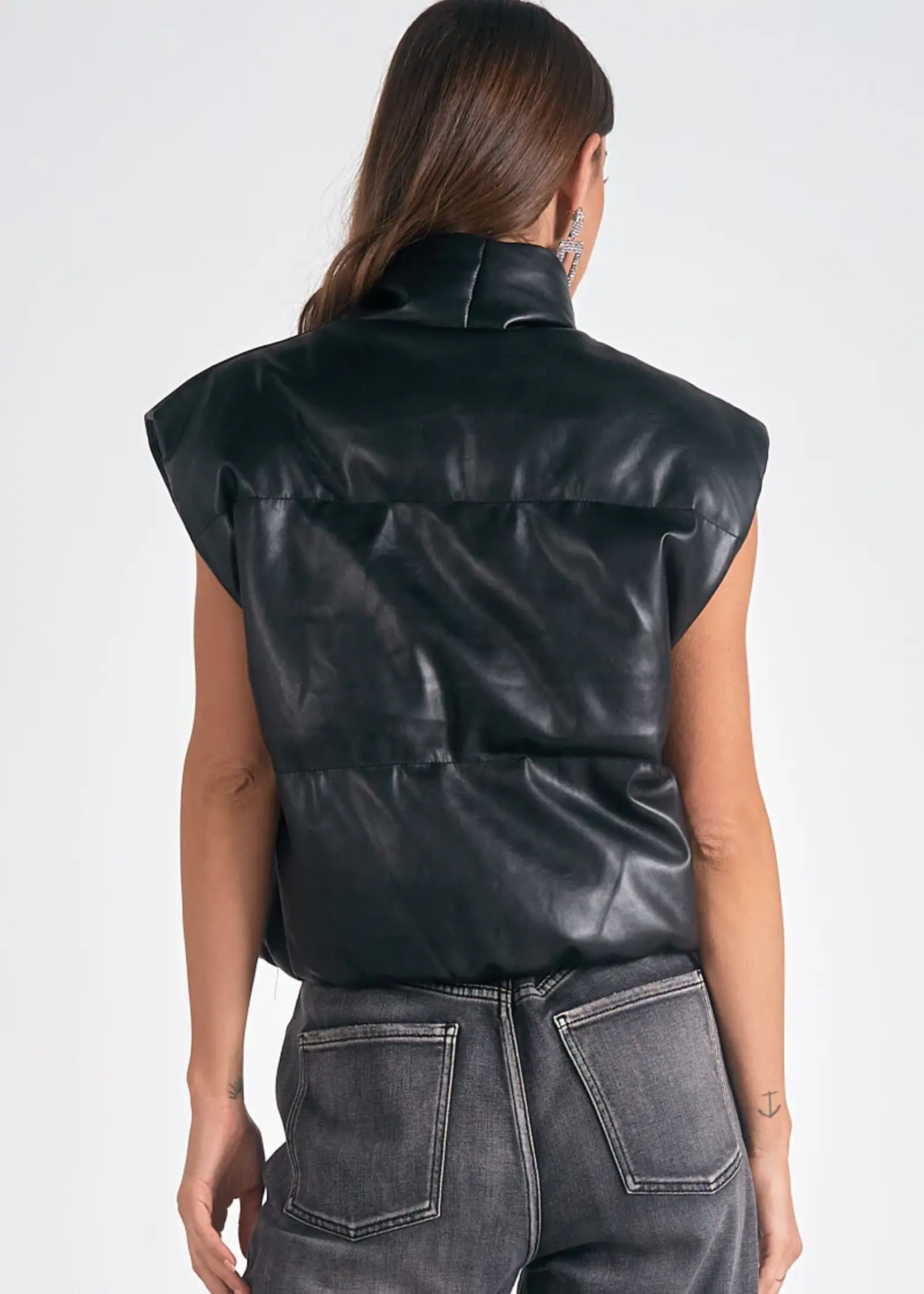 Elan High Collar Vest