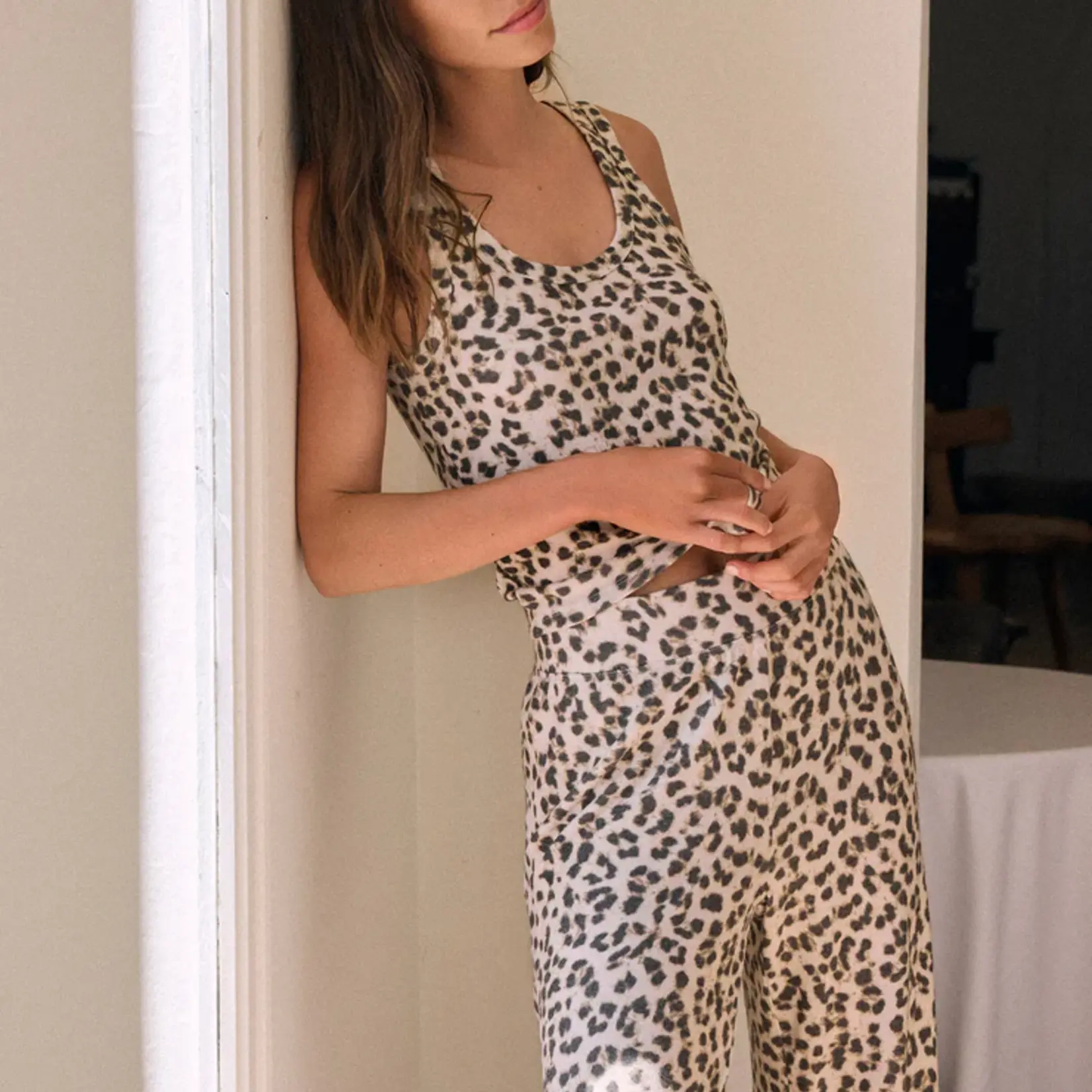 Z Supply Luxe Leopard Pant