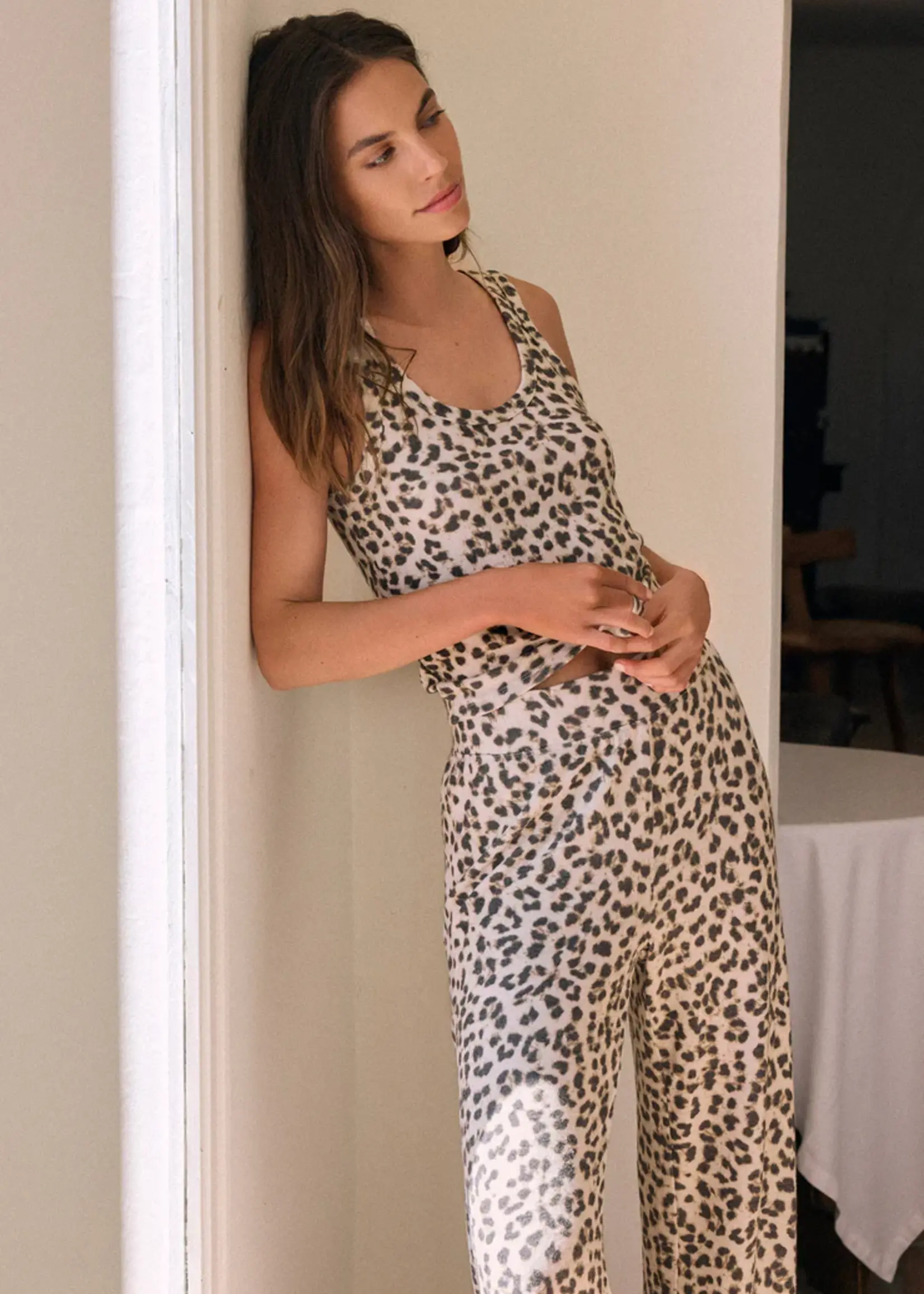 Z Supply Luxe Leopard Pant
