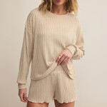 Z Supply Daydream Rib LS Top
