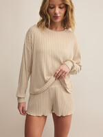 Z Supply Daydream Rib LS Top