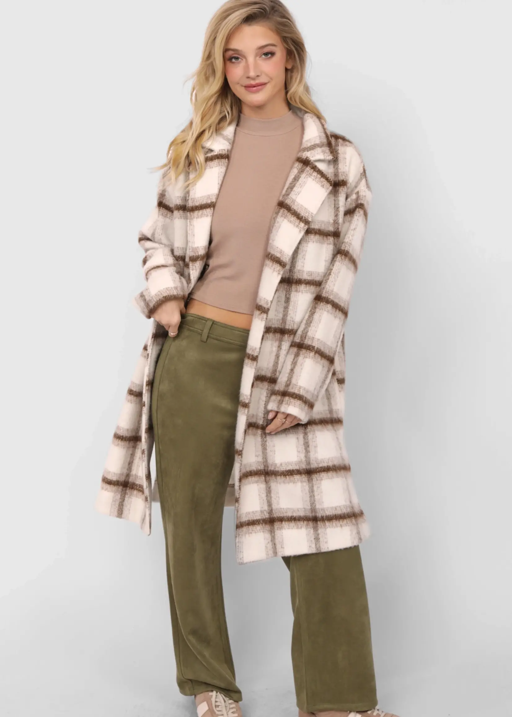 Emily Long Open Front Coat