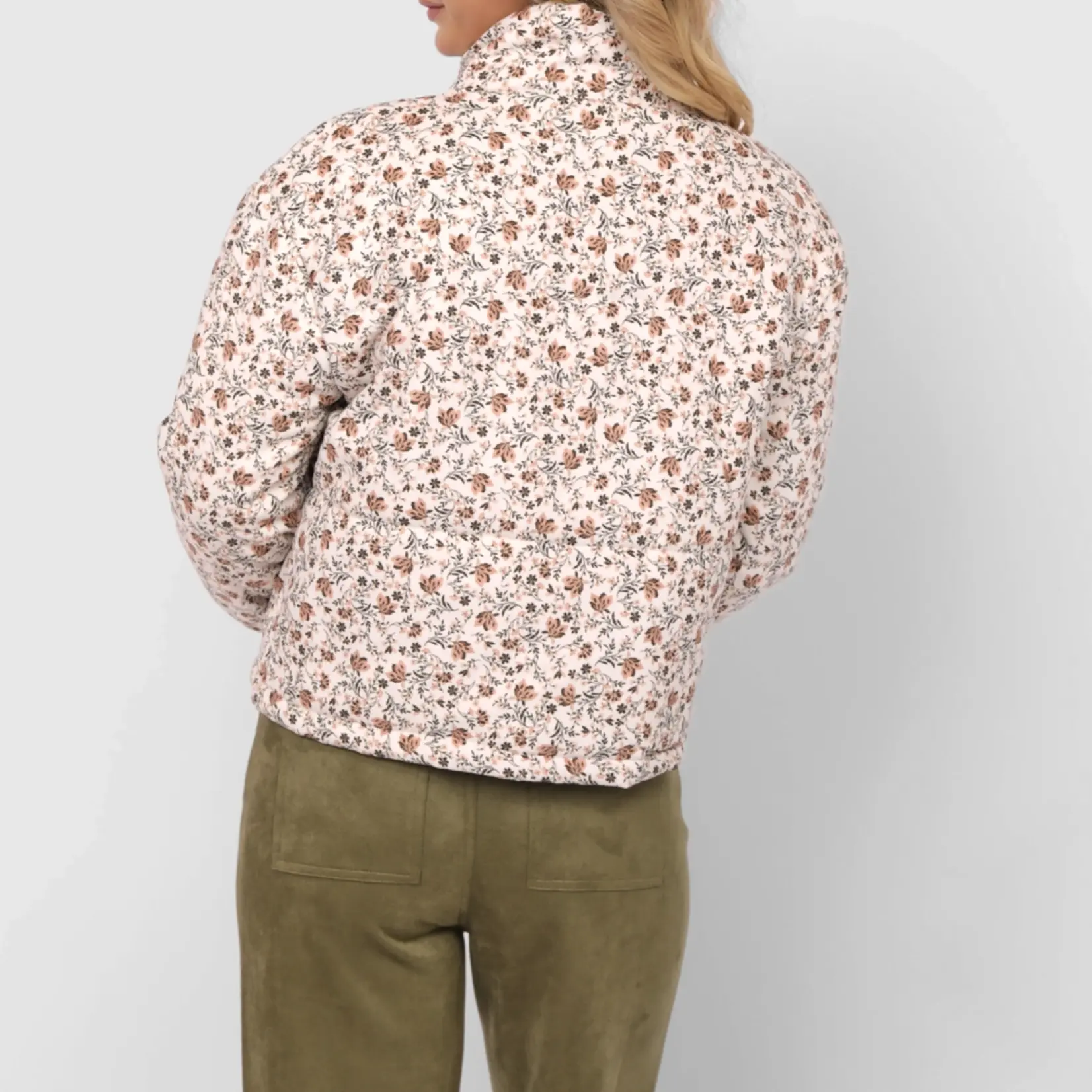 Just Looking Floral Cord Jacket