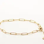 Salty Cali Paperclip Anklet