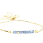 Salty Cali Sprinkle of Stormy Ocean - Grey Blue Bolo