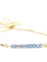 Salty Cali Sprinkle of Stormy Ocean - Grey Blue Bolo