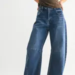 Just Black Denim Barrel Jean Twist