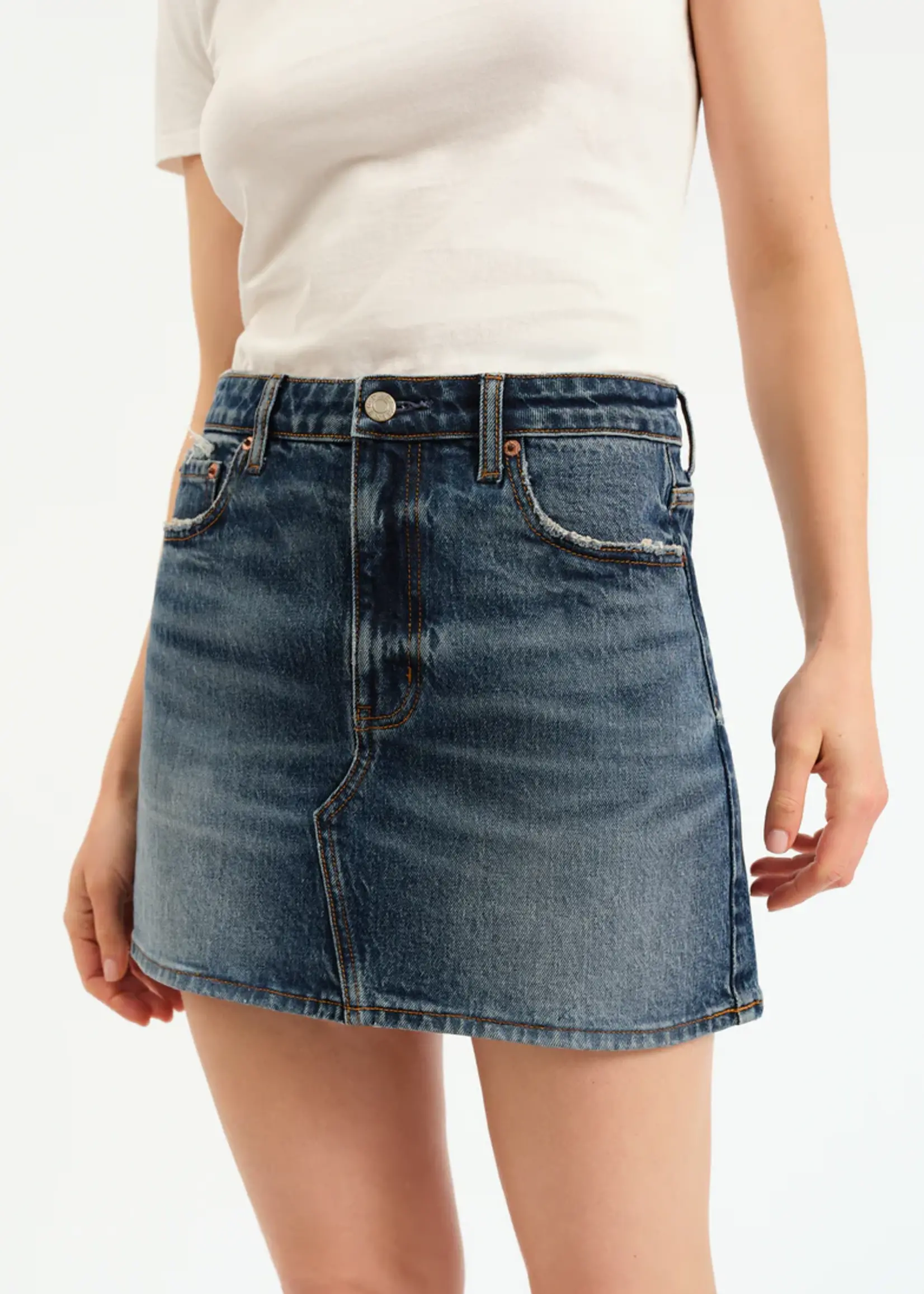 Daze Denim Mid Waist Malibu Mini