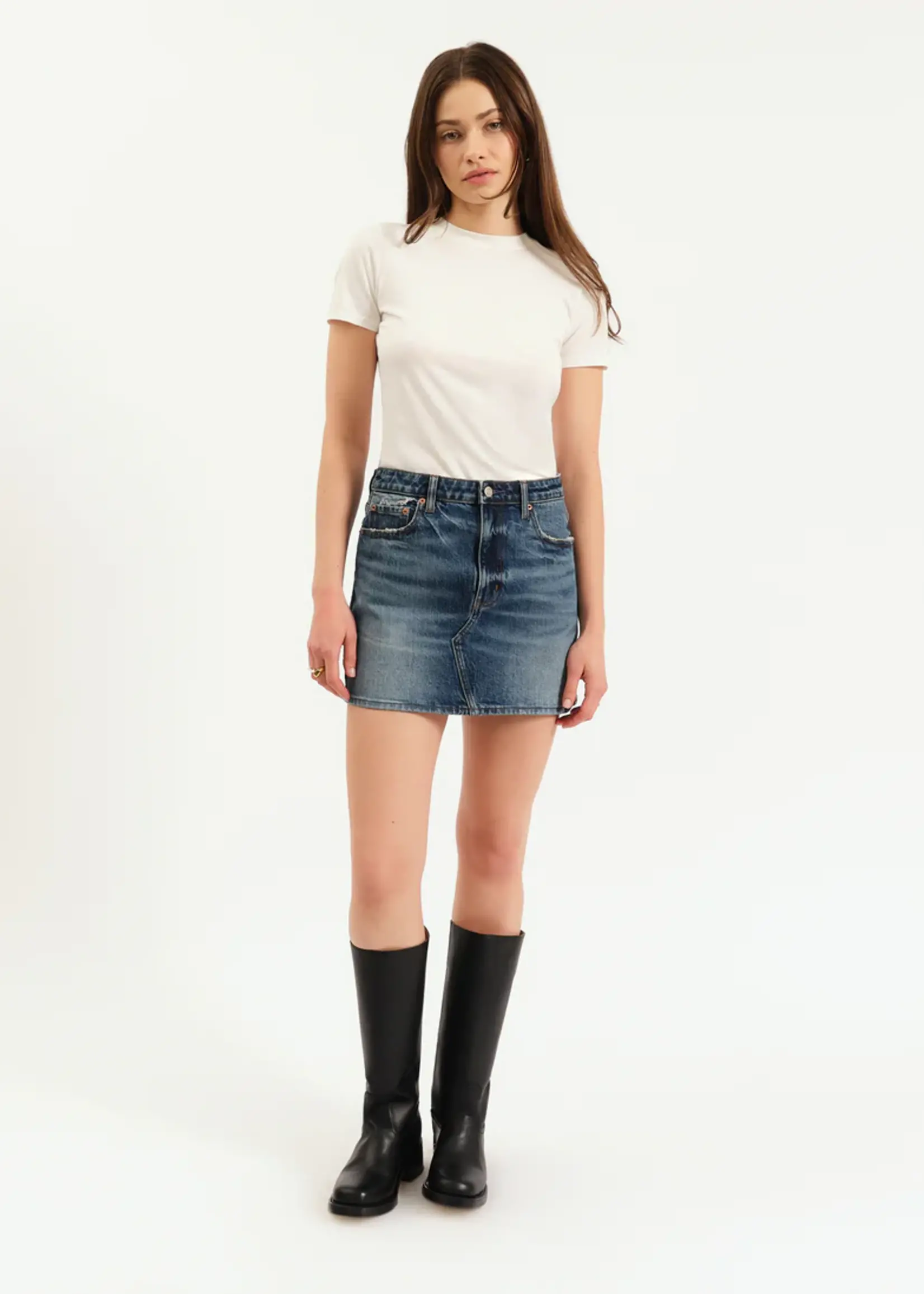 Daze Denim Mid Waist Malibu Mini