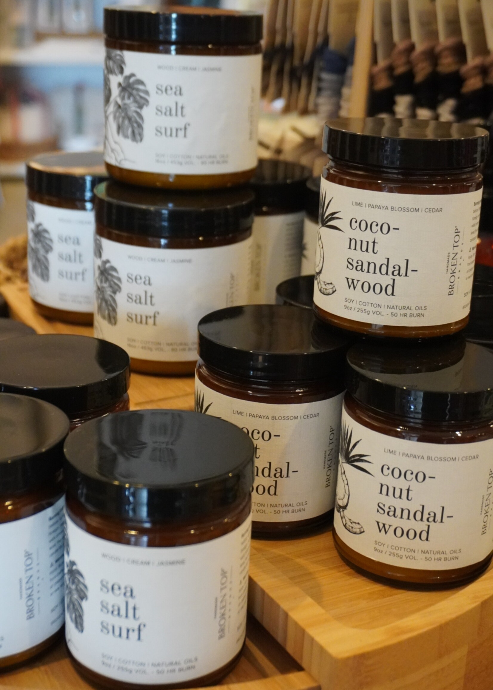 Broken Top Natural Soy Candle - Coconut Sandalwood