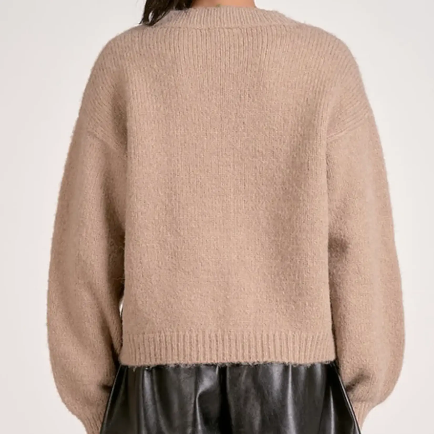 Sweater Cardigan Front Tie