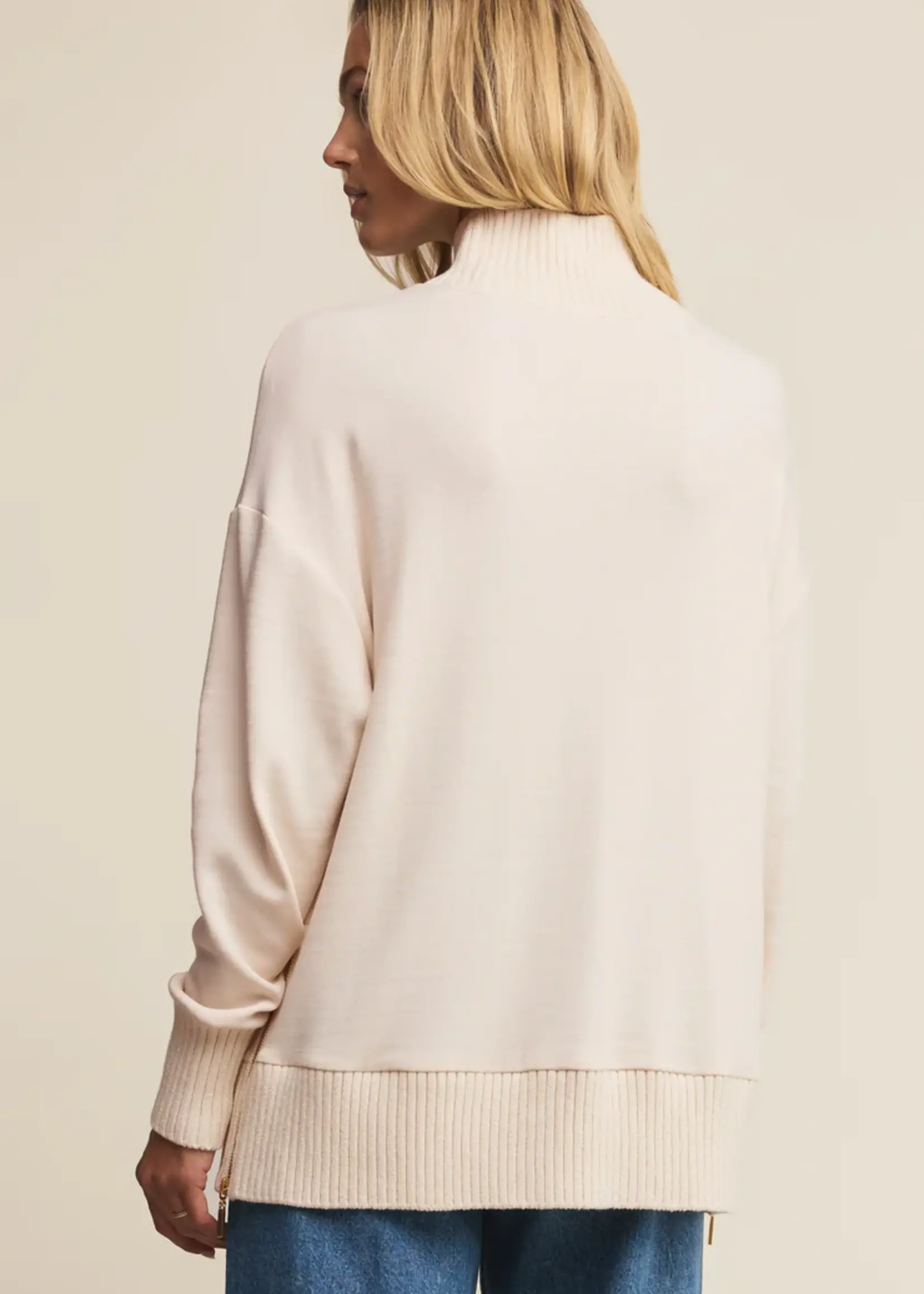 Z Supply Sable Rib Sweatshirt