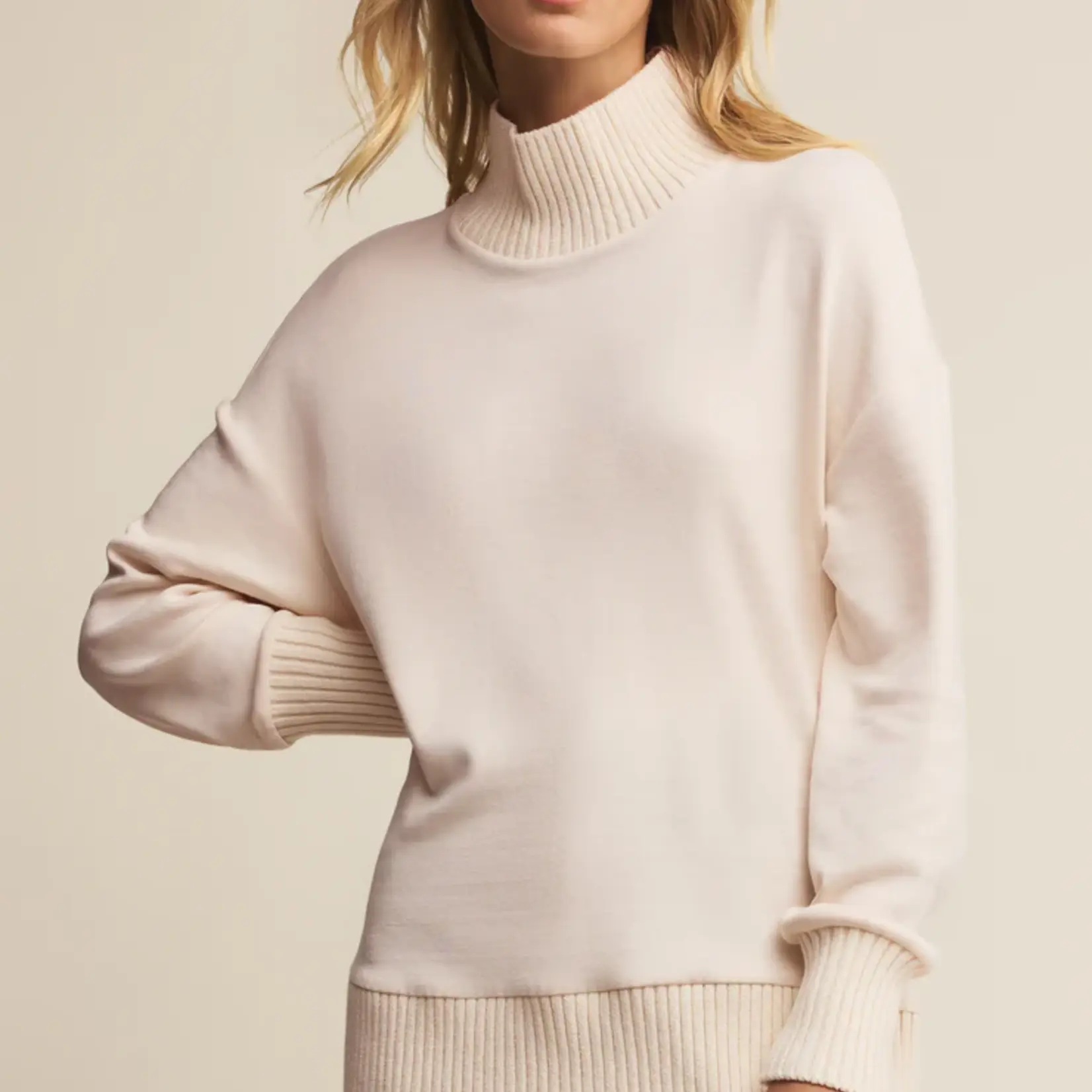Z Supply Sable Rib Sweatshirt