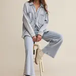 Z Supply All Day Knit Denim Jacket