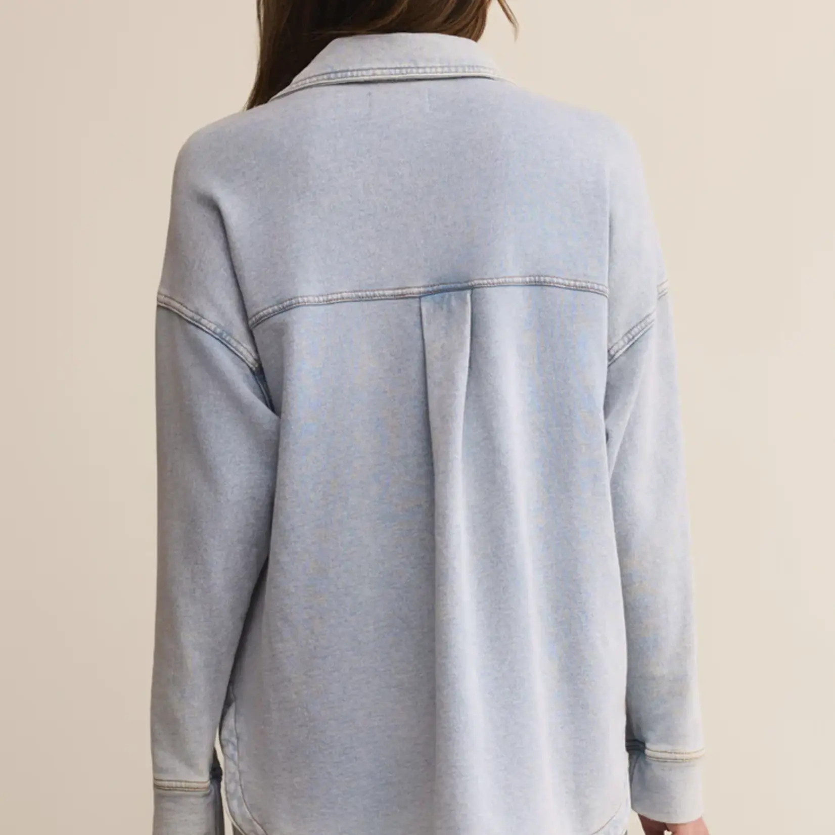 Z Supply All Day Knit Denim Jacket