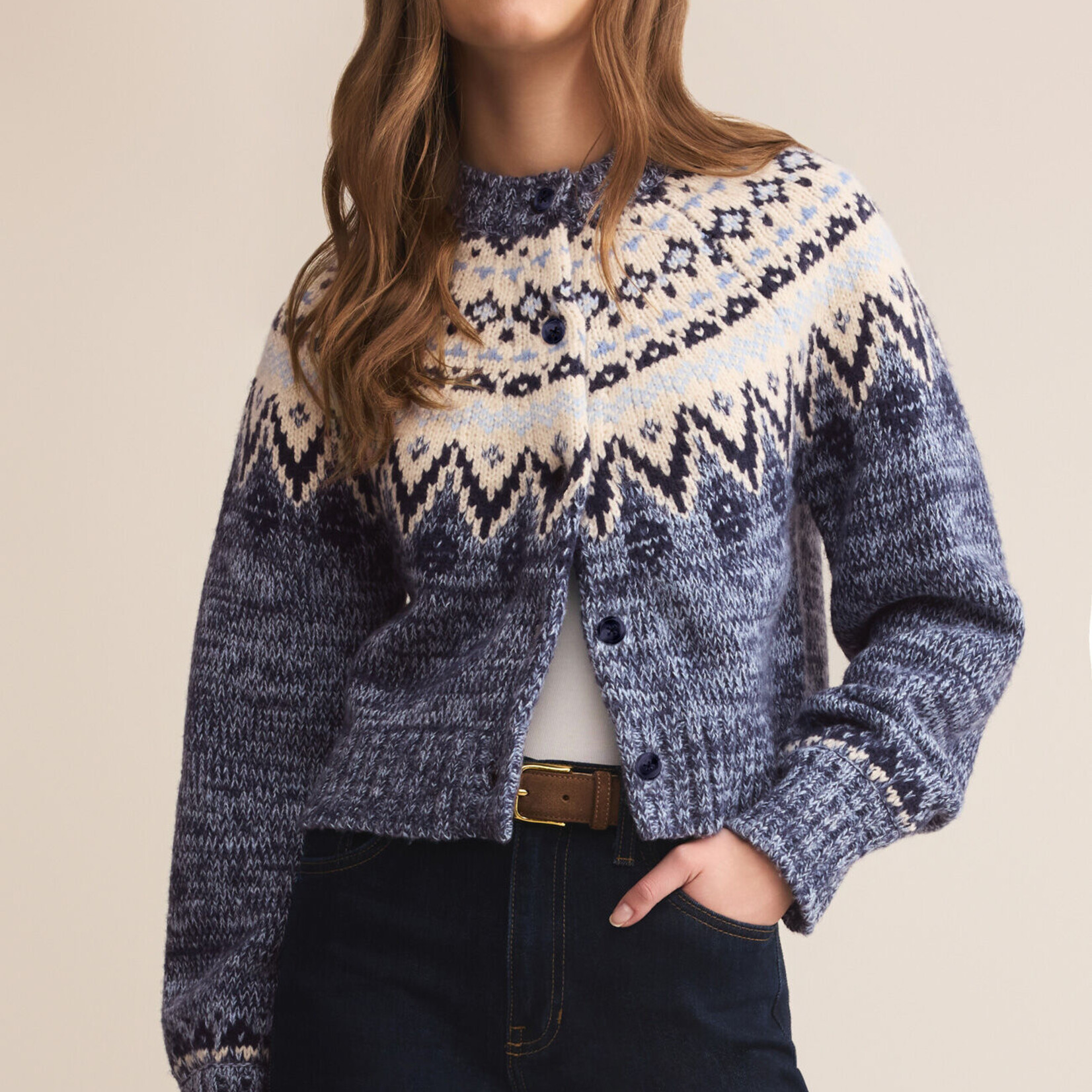 Z Supply North Sea Fairisle Cardigan