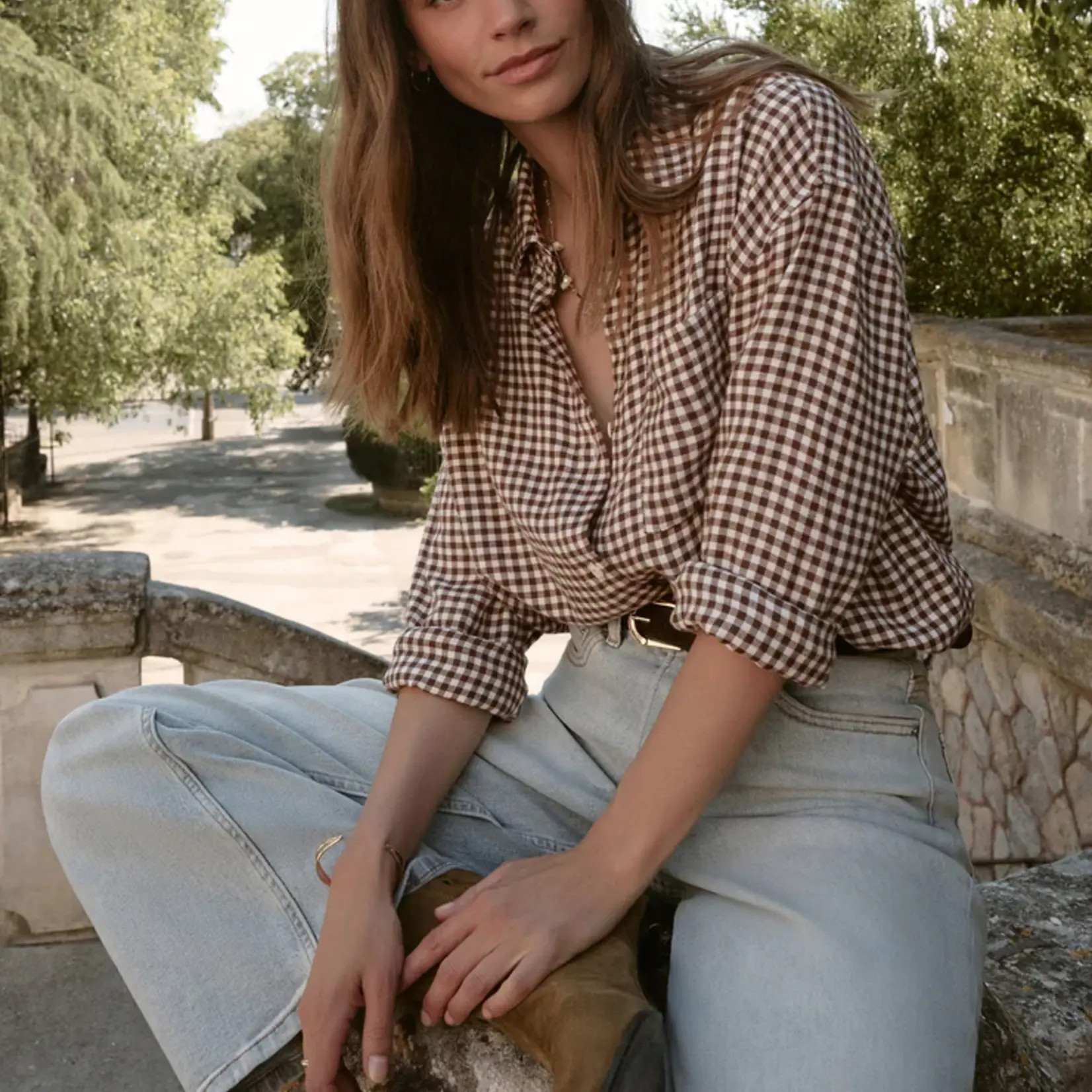 Z Supply River Plaid Button Up