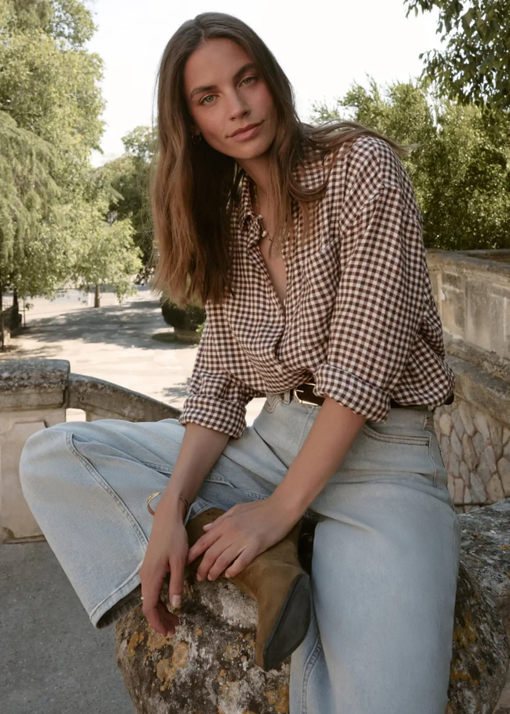 Z Supply River Plaid Button Up