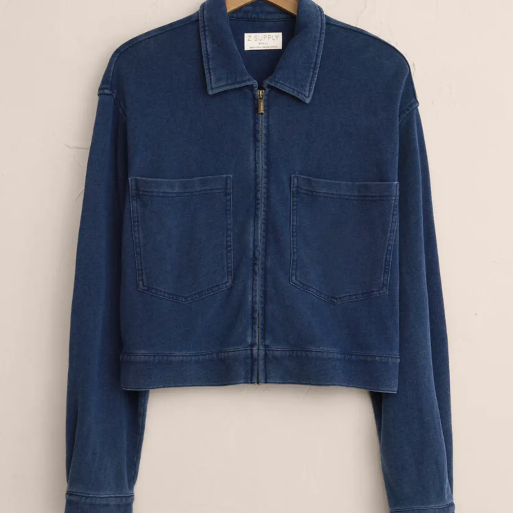 Z Supply Heritage Knit Denim Jacket