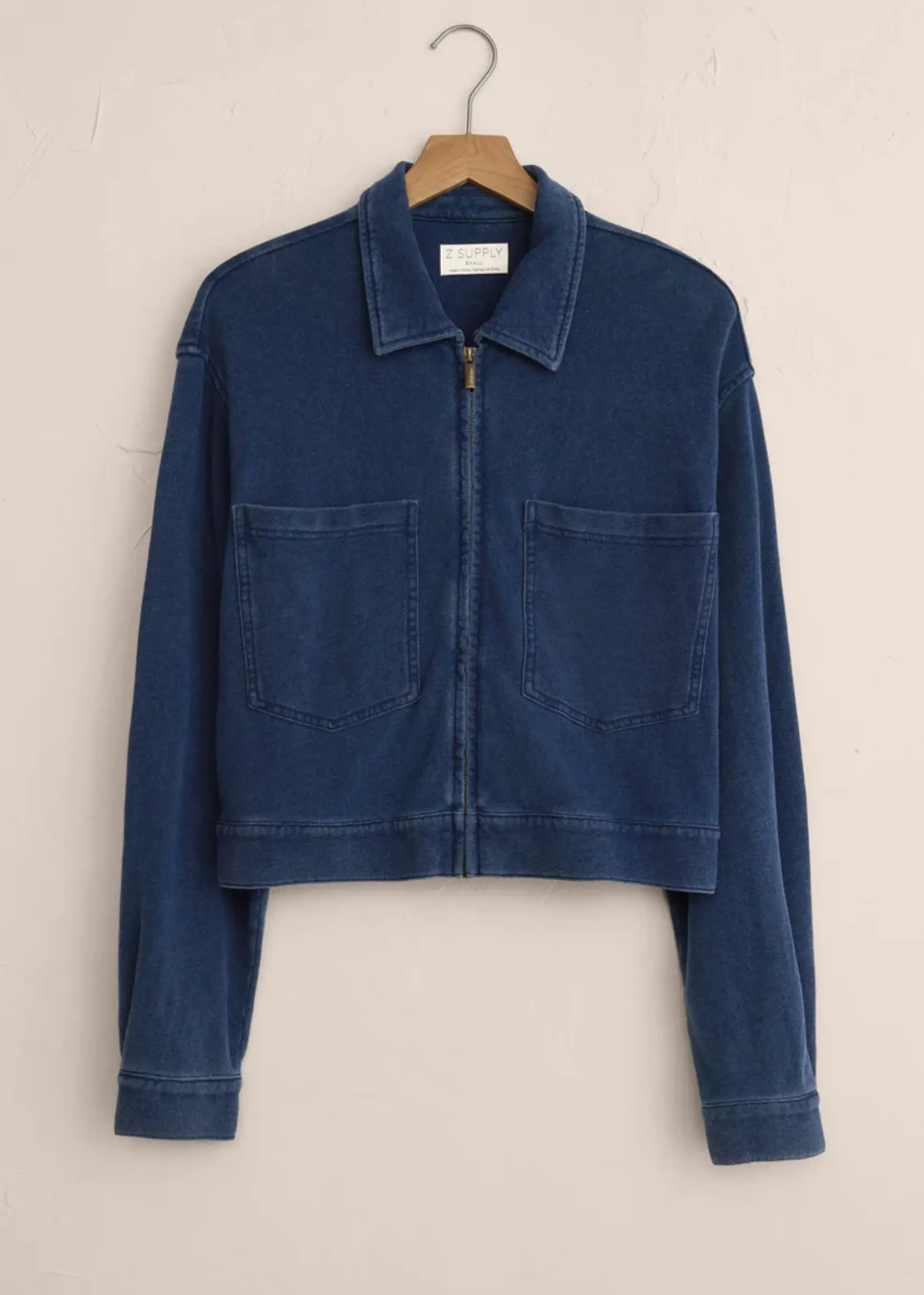 Z Supply Heritage Knit Denim Jacket