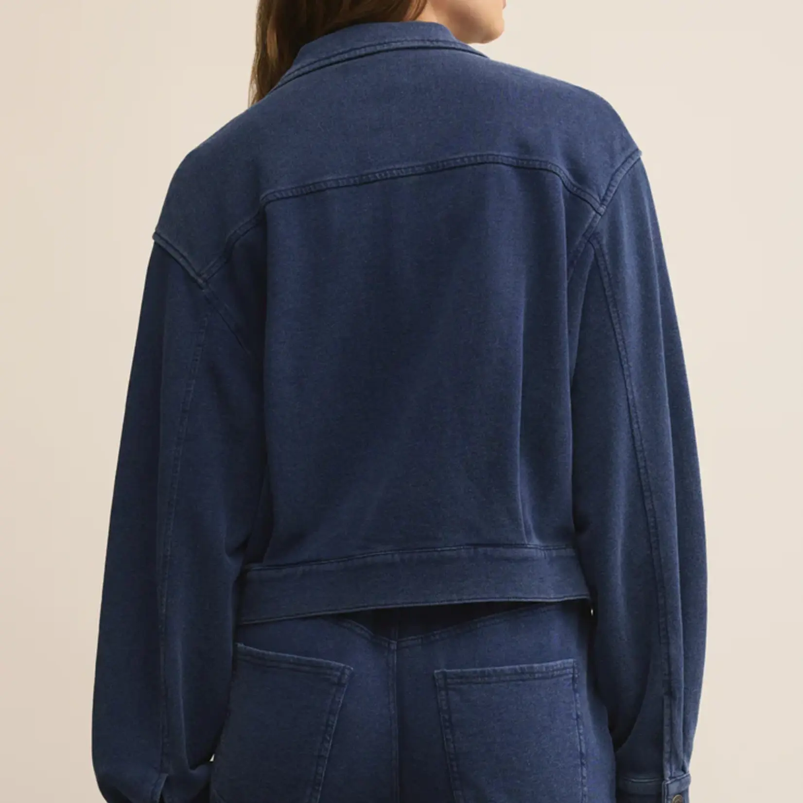 Z Supply Heritage Knit Denim Jacket