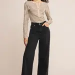 Z Supply Eve Stripe Henley LS